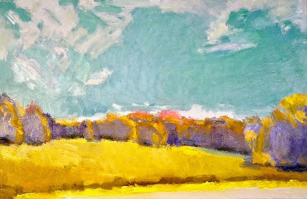 Hillside Trees 26″ X 40″