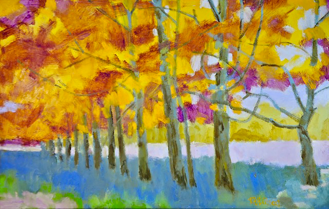 Maples Yellowand Magenta 28″ X 44″