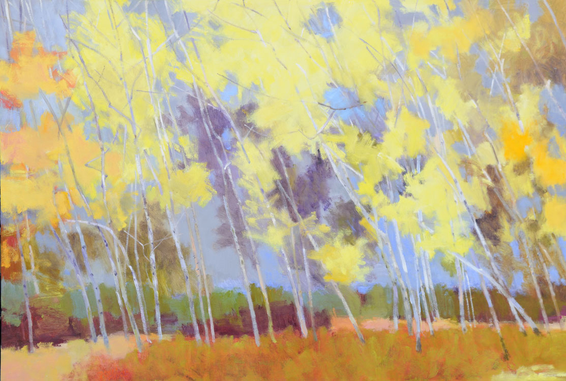 Birches Bent to the Wind  48″ X 70″